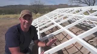 DIY Greenhouse Build with Tuftex Polycarbonate Panels  Homesteadonomics [upl. by Sagerman]