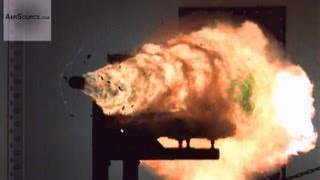 MACH 7 Electromagnetic Railgun from US Navy Super SlowMo [upl. by Ihc]