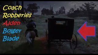 Red Dead Redemption 2 Coach robbery Alden Bolger Blade [upl. by Caddric]