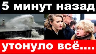 5 минут назад  утонуло всё  чп семья Собчак [upl. by Galatea582]