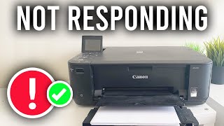 How To Fix Canon Printer Not Responding  Full Guide [upl. by Rosenwald]