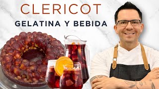 SANGRIA o CLERICOT en bebida o gelatina una vuelta de rosca al vino tinto [upl. by Drobman]