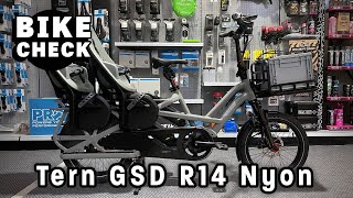 Tern GSD R14 Nyon Bike Check [upl. by Drahcir]