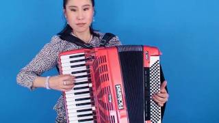 Roland FR7 V Accordion Overview by Annie Gong Part 1 The Accordion Sounds [upl. by Ilka828]