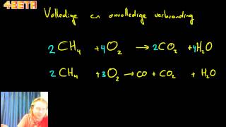 Onvolledige verbranding en reactievergelijkingen [upl. by Llerrad]