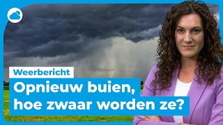 Weerbericht opnieuw buien ook weer onweer 🌩 [upl. by Ettevahs243]