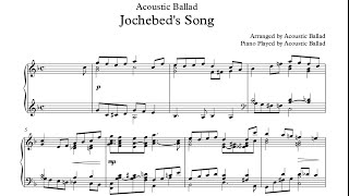 Piano Worship  Jochebeds Song Score CCM  요게벳의 노래 악보  Acoustic Ballad [upl. by Ardy]