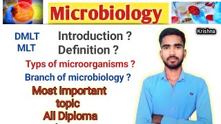 introduction of microbiologybranches of microbiology dmlt lecture in hindi [upl. by Aurelie708]