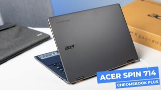 Acer Chromebook Plus Spin 714 Unboxing amp Impressions [upl. by Anirahc]