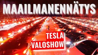 Tunnelmia Tesla Valoshow maailmanennätysyrityksestä jarmonev tietenkin mukana [upl. by Kemble970]