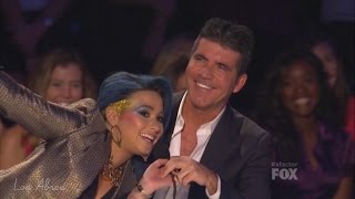 Demi Lovato and Simon Cowell  Funniest moments on The X Factor  Season 3 78 LEGENDADO [upl. by Richardo]