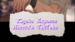 Kiyoko exposes Hinata’s TikToks 😌BokuHina pt1 [upl. by Otrepur362]