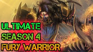 ULTIMATE SEASON 4 FURY WARRIOR GUIDE  Shadowlands 927 [upl. by Barolet73]