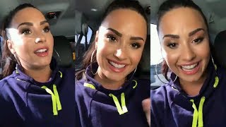 Demi Lovato  Instagram Live Stream  January 17 2018 [upl. by Nilekcaj]