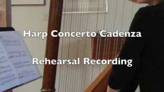 Goss Harp Concerto Cadenza rehearsal [upl. by Eiliab]