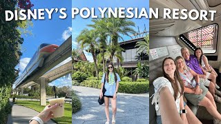 DISNEY WORLD VLOG — Polynesian Resort Day monorail hopping Steakhouse 71 Disney Springs amp more [upl. by Ardle]