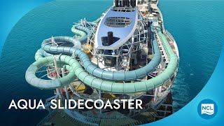 Norwegian Aqua Slidecoaster  Norwegian Cruise Line [upl. by Amoritta]