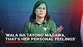 Sara Duterte Hindi ko alam kung anong kinagalit ni Liza Marcos sa akin [upl. by Meli]