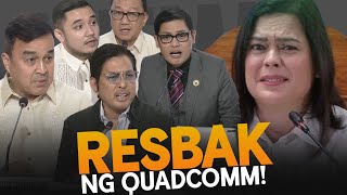 Rumesbak ang QuadComm sa patutsada ni VP Duterte na Politically Motivated ang hearing ng House [upl. by Eryn]