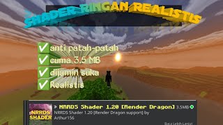 1 Shaders MCPE Realistis cuy support 120  MB nya Sikitsubscribe [upl. by Yemarej]