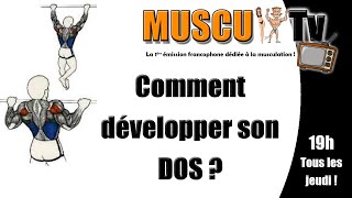 Comment développer son DOS  6 conseils  Muscu TV ksCoaching [upl. by Earaj]