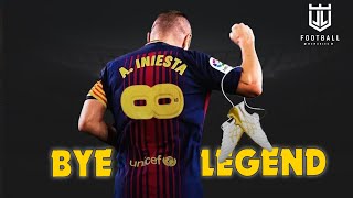 ANDRES INIESTA A Football Legend RETIRES at 40 – End of an Era  Football Memories [upl. by Pincas]