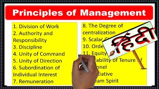 14 Principles of ManagementManagement [upl. by Wun]