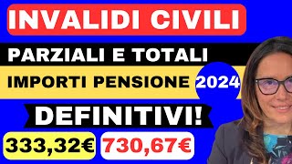 ✅IMPORTI PENSIONE INVALIDITÀ CIVILE 2024 ➜ LA GUIDA COMPLETA [upl. by Ardnwahs]