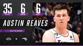 Austin Reaves CAREERHIGH 35 PTS lead Lakers to win over Magic  NBA on ESPN [upl. by Lednem43]