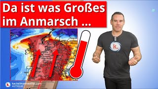 Auf Regen und Gewitter erfolgt intensiver Warmluftvorstoß  Rekorde möglich [upl. by Pepito514]