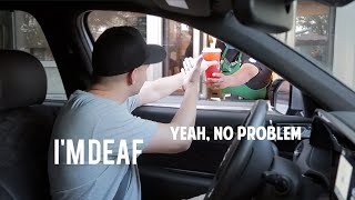 Deaf Man vs Drive Thru I Felt Human [upl. by Latini]