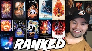 Ranking ALL Star Wars Movies From Best to Worst My Opinion [upl. by Rowan386]