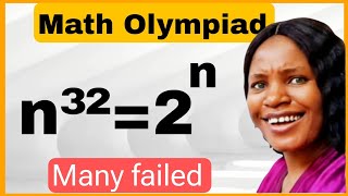 Math Olympiad German exponential math problem [upl. by Bluma]