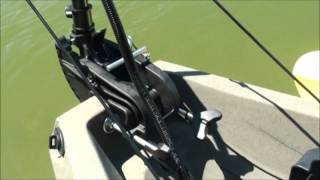 BassYaks Kayak Motor on the NuCanoe Frontier 12  Overview [upl. by Ifok]