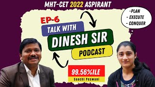 How to Score 99 Percentile in MHTCET  Guidance by Topper of MHTCET 2022  Dinesh Sir [upl. by Kimmel938]