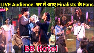 Bigg Boss 15 LIVE Audience ENTERS BB HOUSE KaranTejasswis ROMANTIC Dance Pratik LIFTS Shamita [upl. by Rubi]