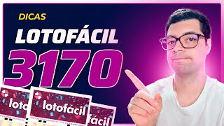 DICAS E ANÁLISES PARA LOTOFACIL 3170 LIVE HOJE AS 20H [upl. by Baniaz]