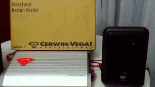 CERWINVEGA SDS 525T Test With CERWIN VEGA EXL 4004 Mobile Audio Amplifier [upl. by Simson731]