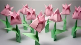 Origami Tulip [upl. by Nylasoj]