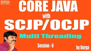 Core Java with OCJPSCJP Multi Threading Part6  join  sleep  Thread Interruption [upl. by Gabor]