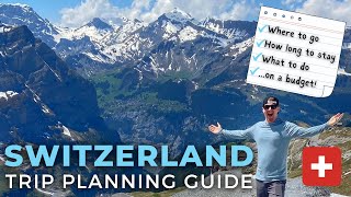 Swiss Trip Planning Guide  Switzerland Itinerary on a Budget  Know Before You Visit Switzerland [upl. by Eendyc]