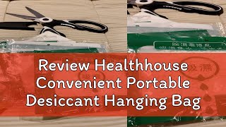 Review Healthhouse Convenient Portable Desiccant Hanging Bag Good Moisture Absorption Dehumidifier [upl. by Oicnecserc]