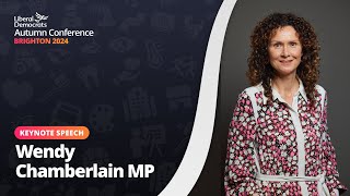 Wendy Chamberlain MPs Speech to Autumn Conference 2024 [upl. by Dlorrej889]