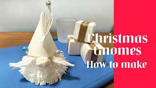 ペーパークラフト＊クリスマスノームの作り方How to make Christmas Gnome [upl. by Ilke178]