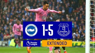 EXTENDED HIGHLIGHTS BRIGHTON 15 EVERTON [upl. by Giltzow426]