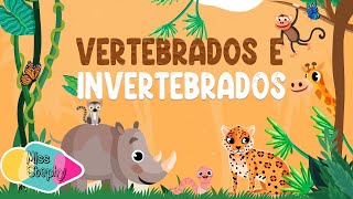 🔴Animales VERTEBRADOS🐸🐼 E INVERTEBRADOS🪼🦞 [upl. by Ahsemad720]