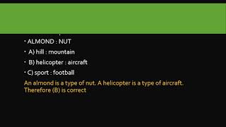 Gat General Analogies part9 Gat general test preparation [upl. by Assenej]