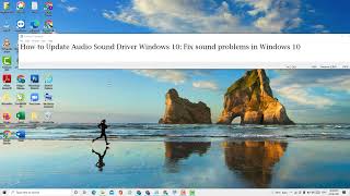 How to Update Audio Sound Driver Windows 1011 Fix sound problems in Windows 10 [upl. by Byrom950]