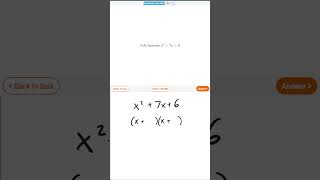 Factorising into Double Brackets on Sparx 2 maths sparx teacher [upl. by Brawley]