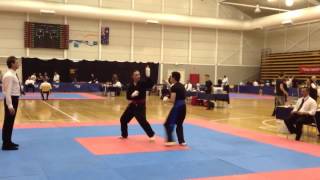 NAS Round 1 Wing Chun vs Indonesian Silat Melbourne 2012 [upl. by Jenness]